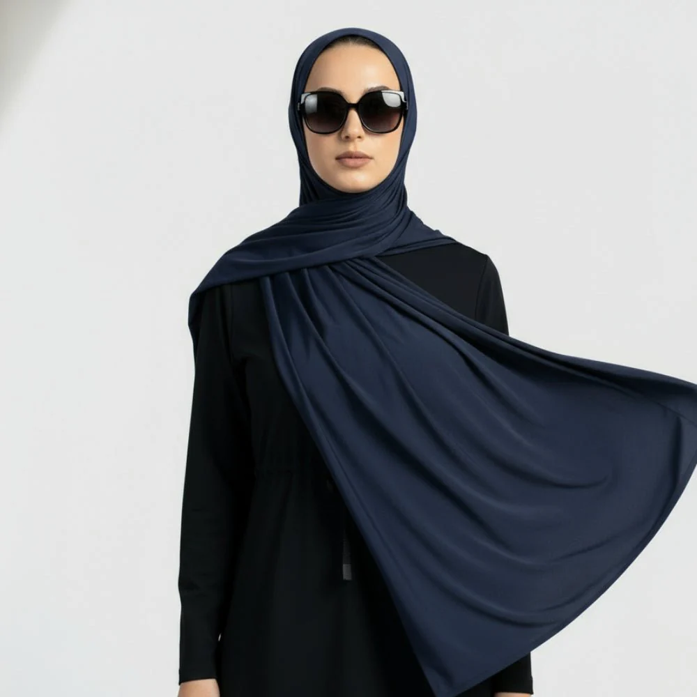 Premium Cooling Non-Slip Hijab | Breathable Sports Hijab (MH196)