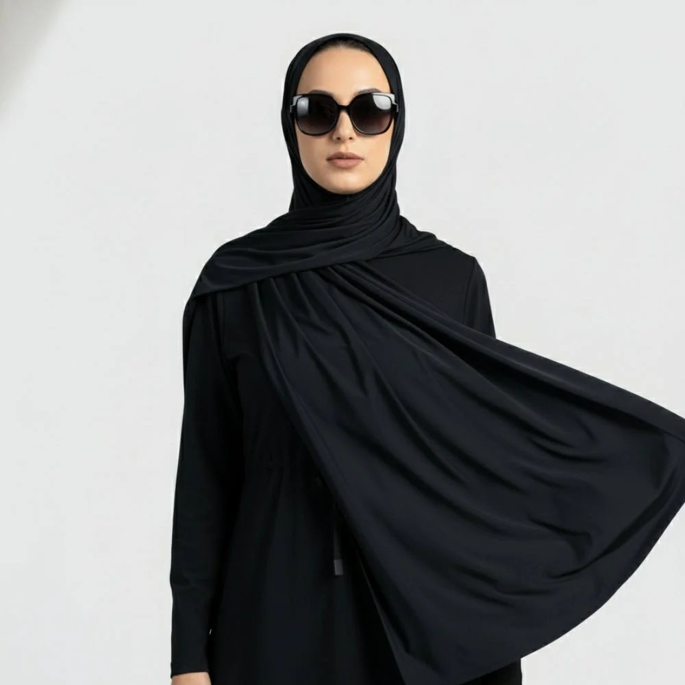 Premium Cooling Non-Slip Hijab | Breathable Sports Hijab (MH196) - Image 8