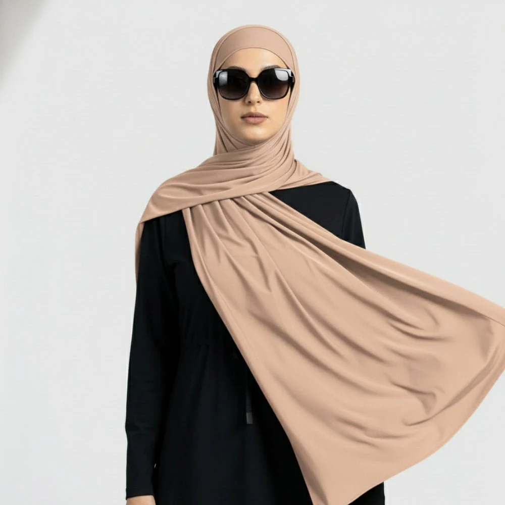 Premium Cooling Non-Slip Hijab | Breathable Sports Hijab (MH196) - Image 9