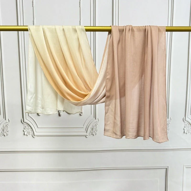 Premium Ultra-Soft Modla Gradient Hijab Scarf(MH147) - Image 7