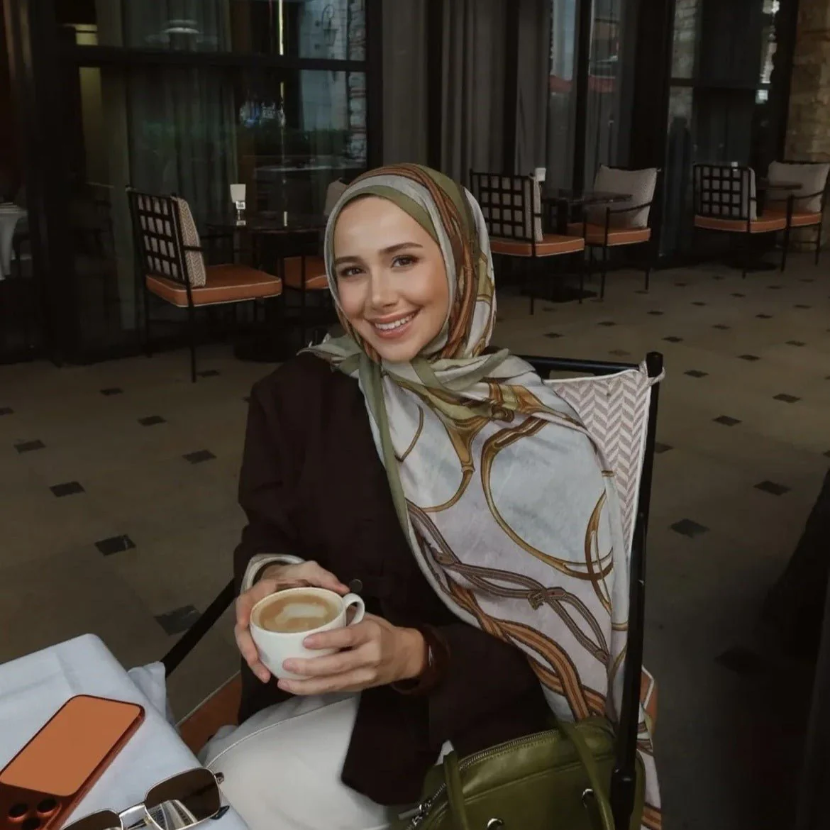 Printed Cotton Hijab Scarf | Soft Breathable Long Headscarf(MH201) - Image 15