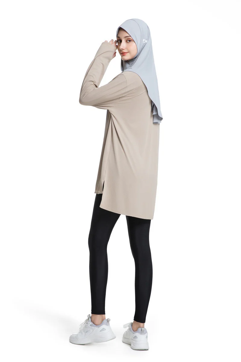 Quick-Dry Activewear with Thumb Holes Sports Top (MS289) - Image 13