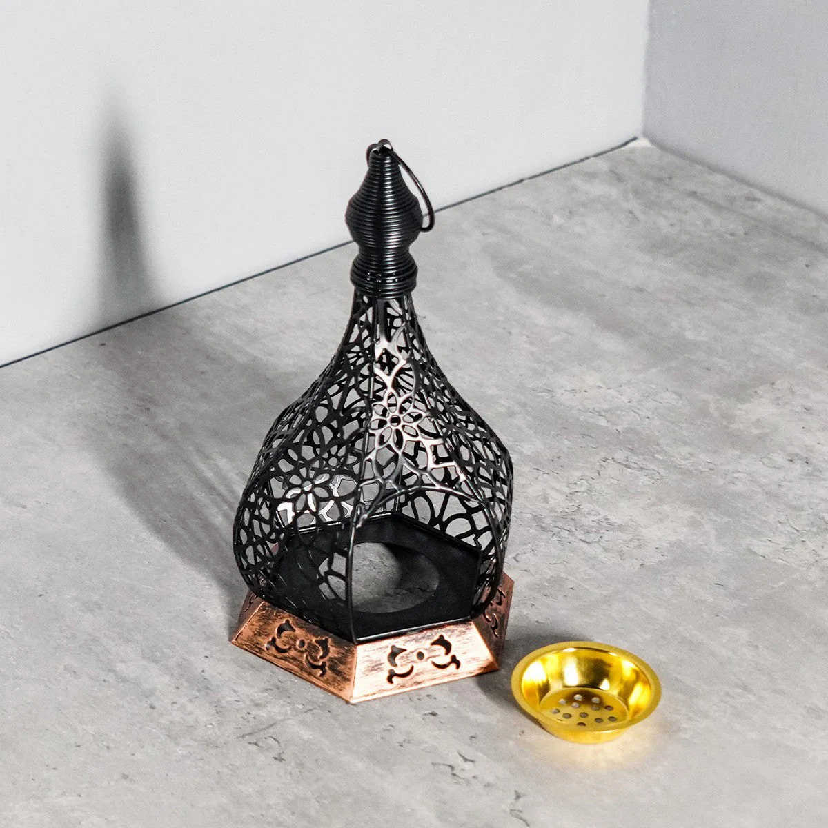 Ramadan Decoration Openwork Iron Candle Holder (MR072) - Image 3