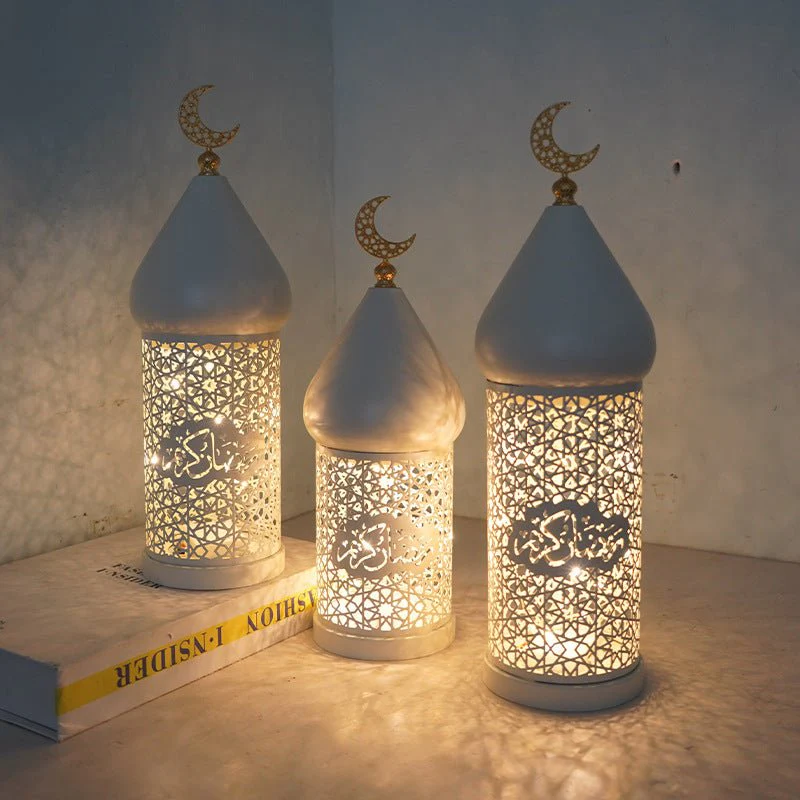 Ramadan Eid Candle Lantern Metal Craft Decorative Light (MAC380) - Image 2