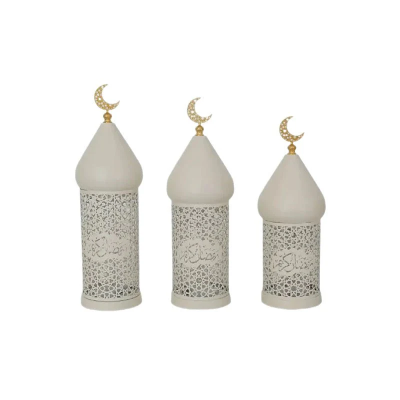 Ramadan Eid Candle Lantern Metal Craft Decorative Light (MAC380) - Image 4