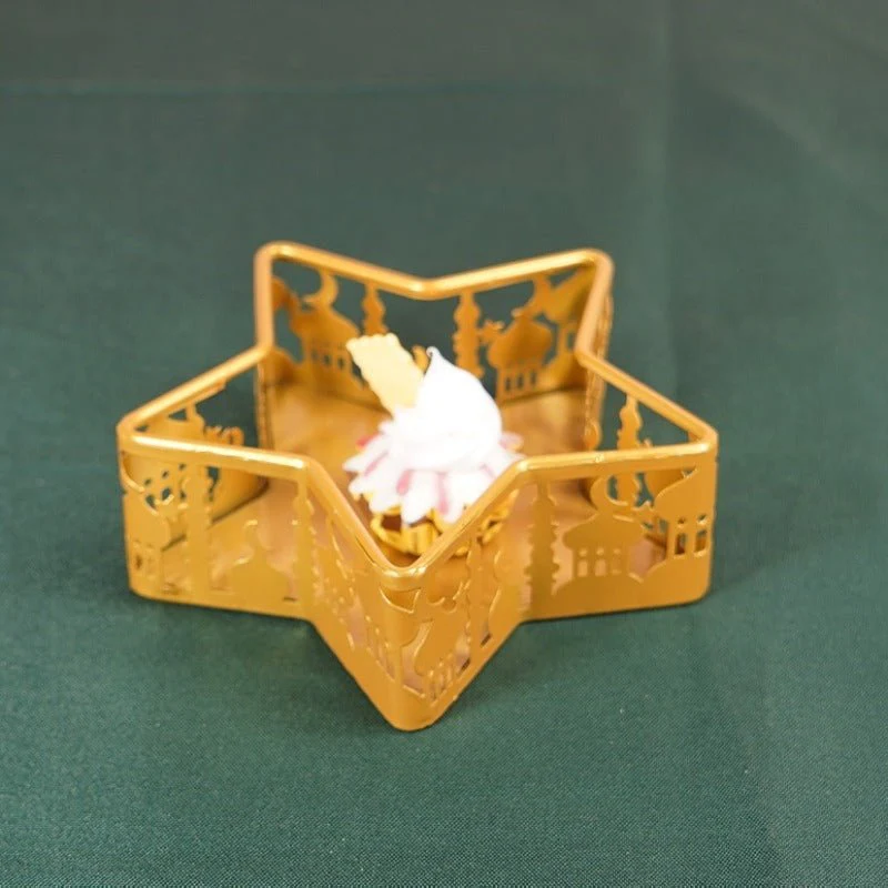 Ramadan Festive Star & Moon Iron Fruit Plate (MR073) - Image 3