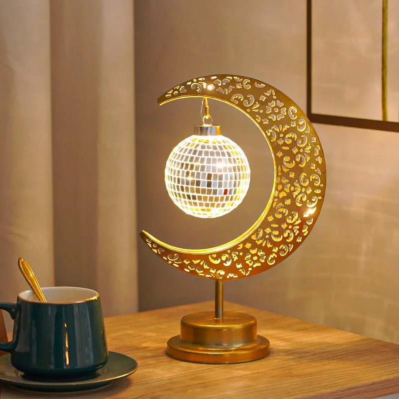 Ramadan Iron Star & Crescent Lamp Festive Candle Holder Decor (MAC399) - Image 13