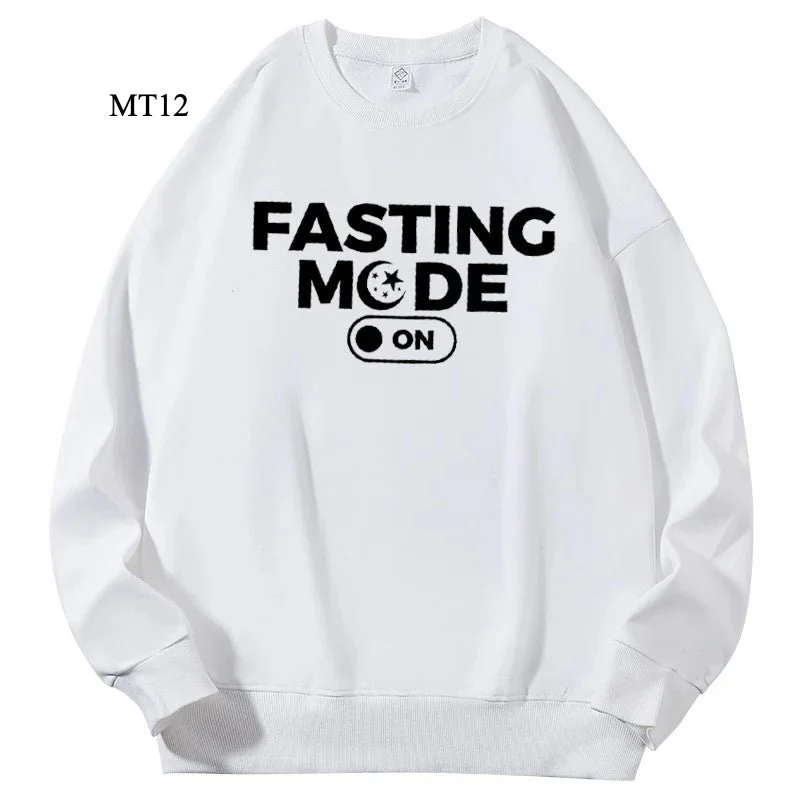 Ramadan Keffiyeh Customizable Sweatshirt for Adults – High-Quality, No-Hood Design (MTC003) - Image 10