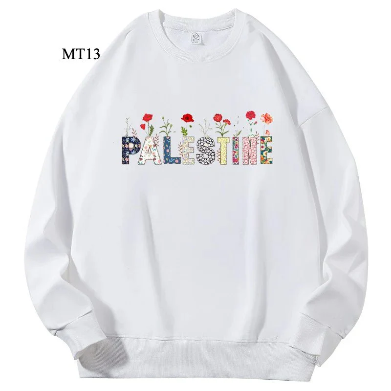Ramadan Keffiyeh Customizable Sweatshirt for Adults – High-Quality, No-Hood Design (MTC003) - Image 13
