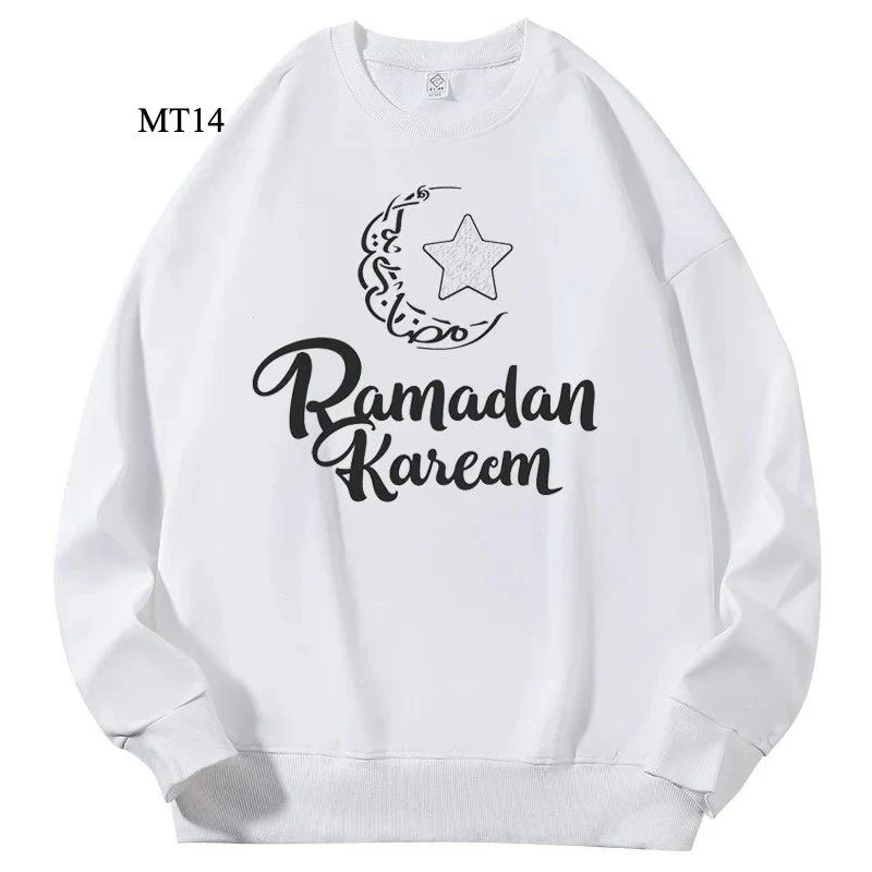 Ramadan Keffiyeh Customizable Sweatshirt for Adults – High-Quality, No-Hood Design (MTC003) - Image 15