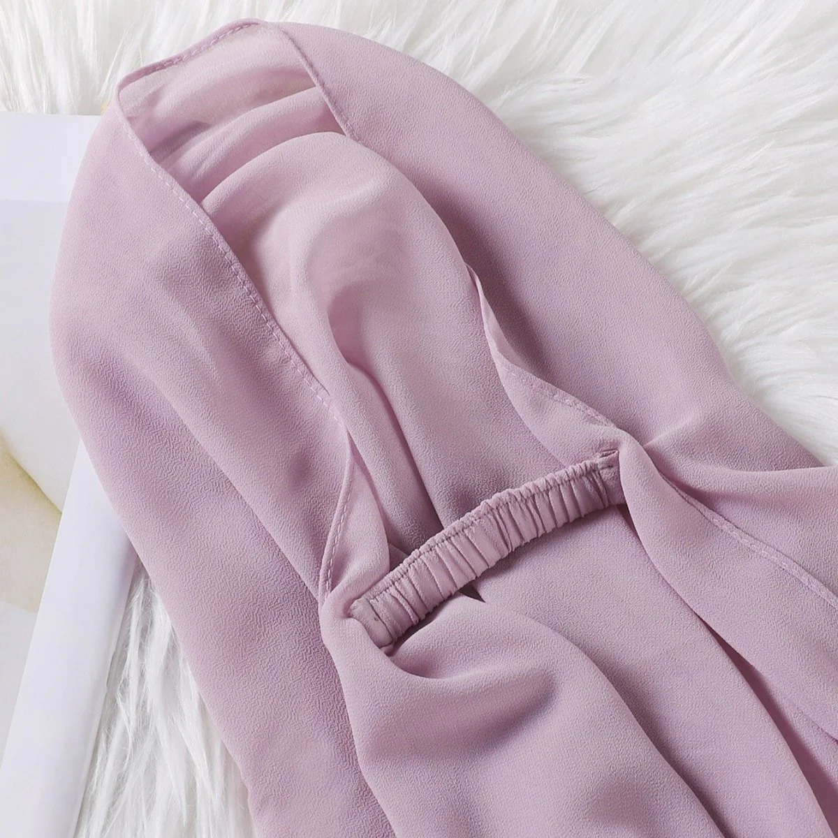 Ready-to-Wear Hijab with Adjustable Elastic (MH219) - Image 3