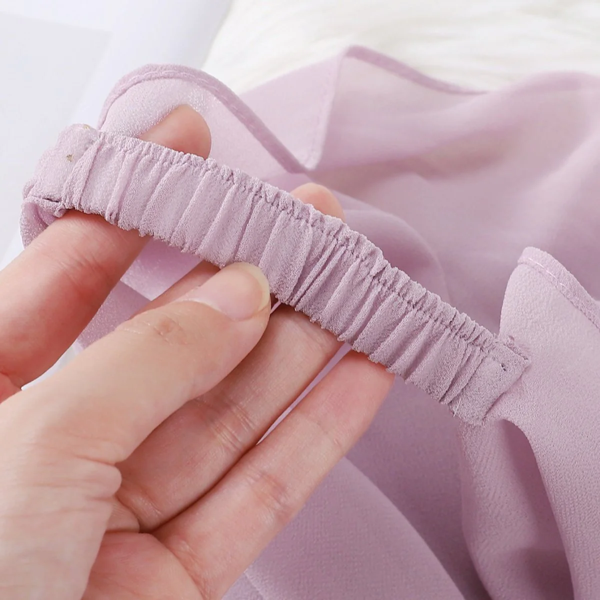 Ready-to-Wear Hijab with Adjustable Elastic (MH219) - Image 4