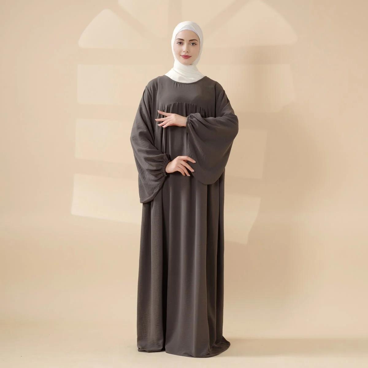 Reversible Abaya Made With Crepe Fabric (MA035) - Image 23
