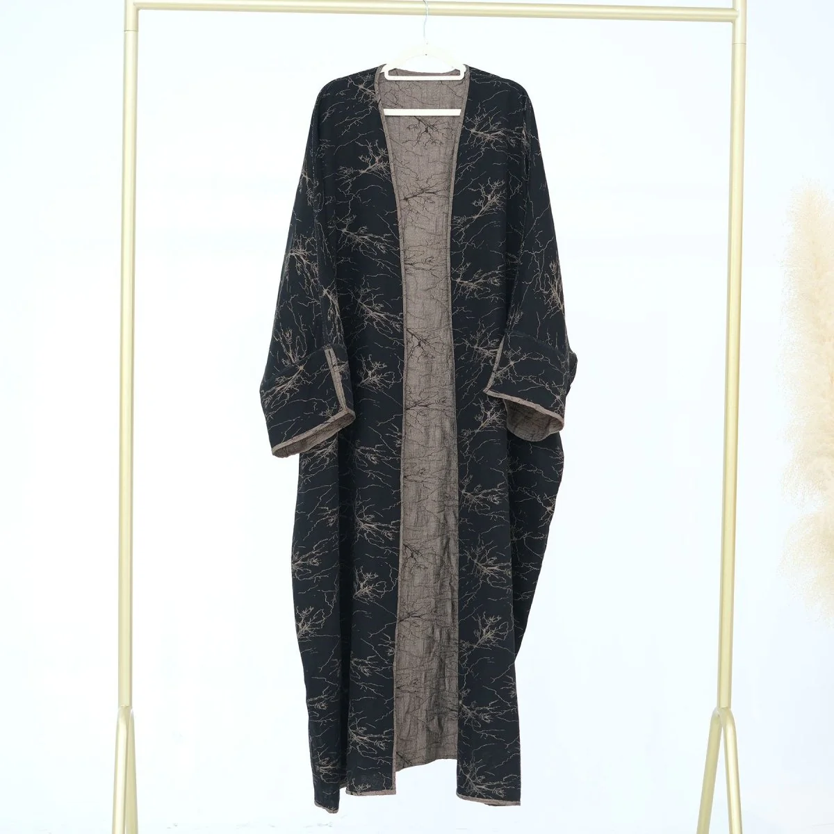 Reversible Jacquard Cardigan & Dress Set(MOA282) - Image 13