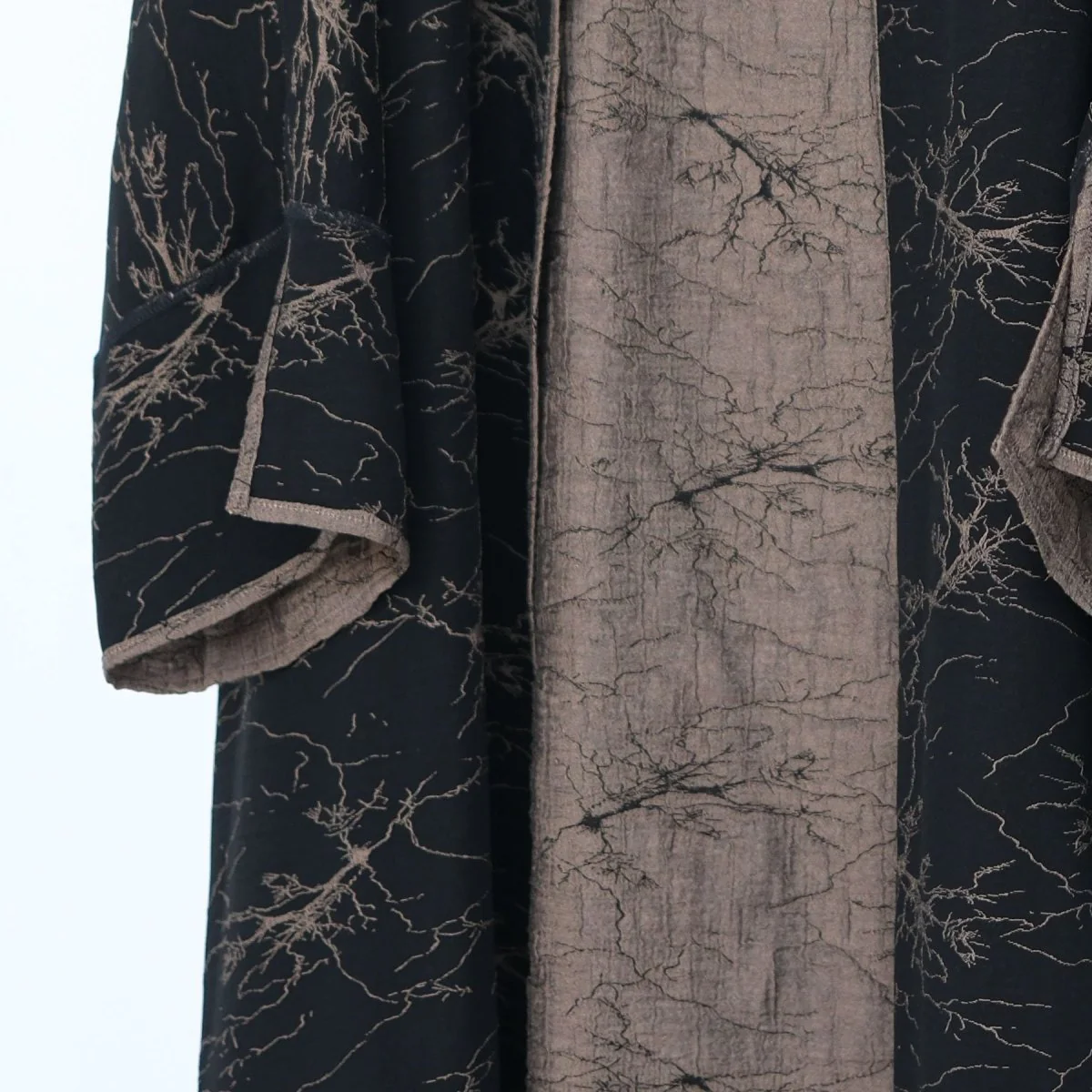 Reversible Jacquard Cardigan & Dress Set(MOA282) - Image 14