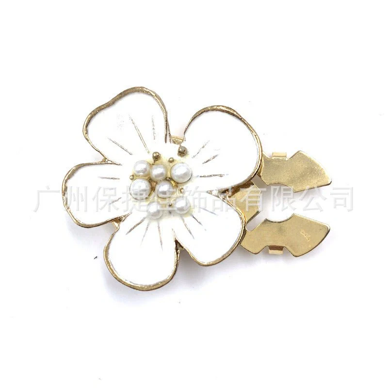 Rhinestone Button Covers | Crystal Flower Decorative Clips(MAC359) - Image 22