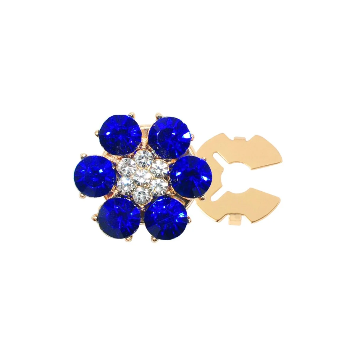 Rhinestone Button Covers | Crystal Flower Decorative Clips(MAC359) - Image 52