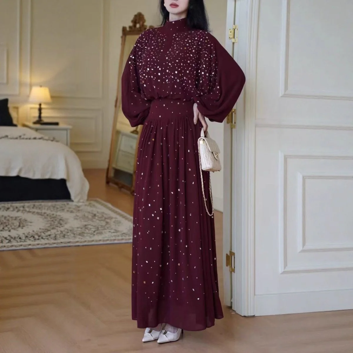 Rhinestone Embellished Two-Piece Set(MS383) - Image 2