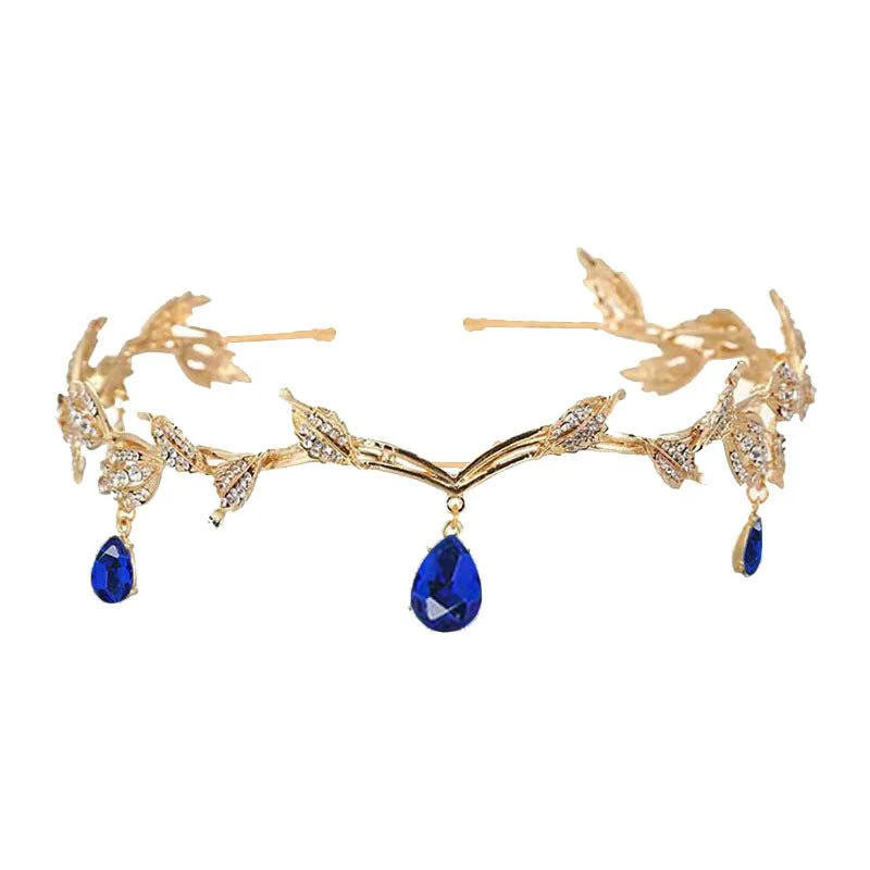 Rhinestone-Encrusted Hair Clip with Forehead Pendant Accent (MAC329) - Image 11