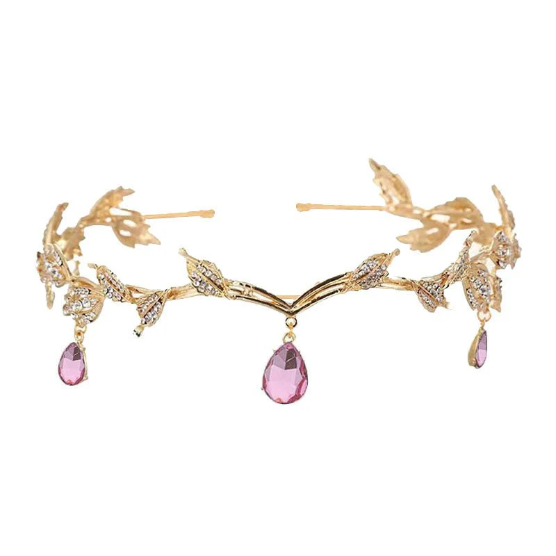 Rhinestone-Encrusted Hair Clip with Forehead Pendant Accent (MAC329) - Image 13