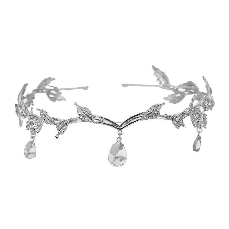 Rhinestone-Encrusted Hair Clip with Forehead Pendant Accent (MAC329) - Image 16