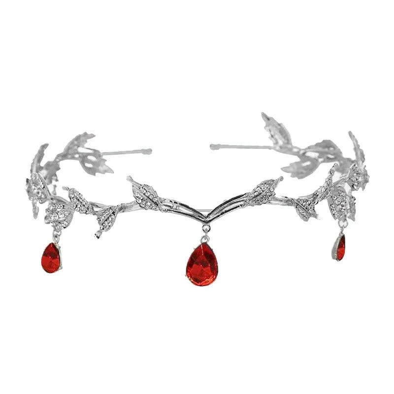 Rhinestone-Encrusted Hair Clip with Forehead Pendant Accent (MAC329) - Image 17