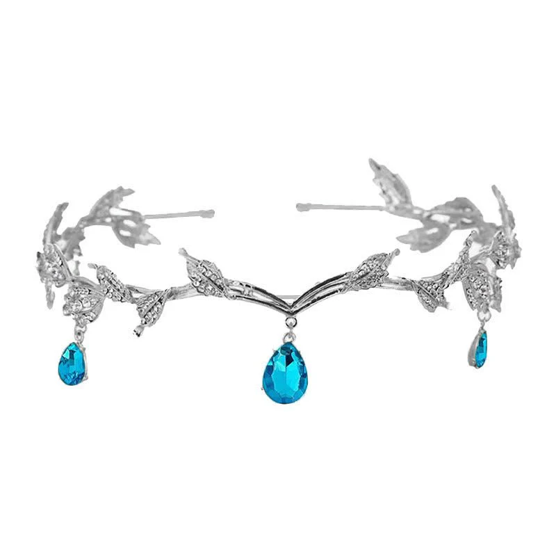 Rhinestone-Encrusted Hair Clip with Forehead Pendant Accent (MAC329) - Image 19