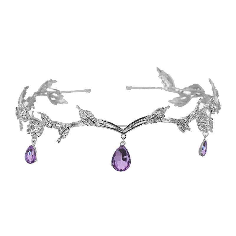 Rhinestone-Encrusted Hair Clip with Forehead Pendant Accent (MAC329) - Image 20