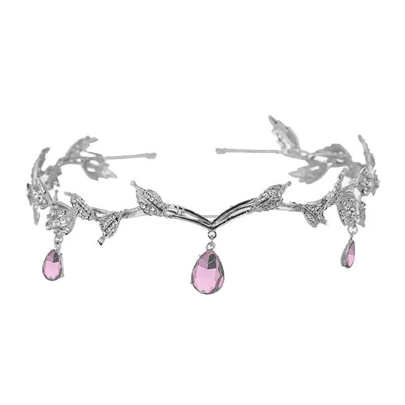 Rhinestone-Encrusted Hair Clip with Forehead Pendant Accent (MAC329) - Image 21