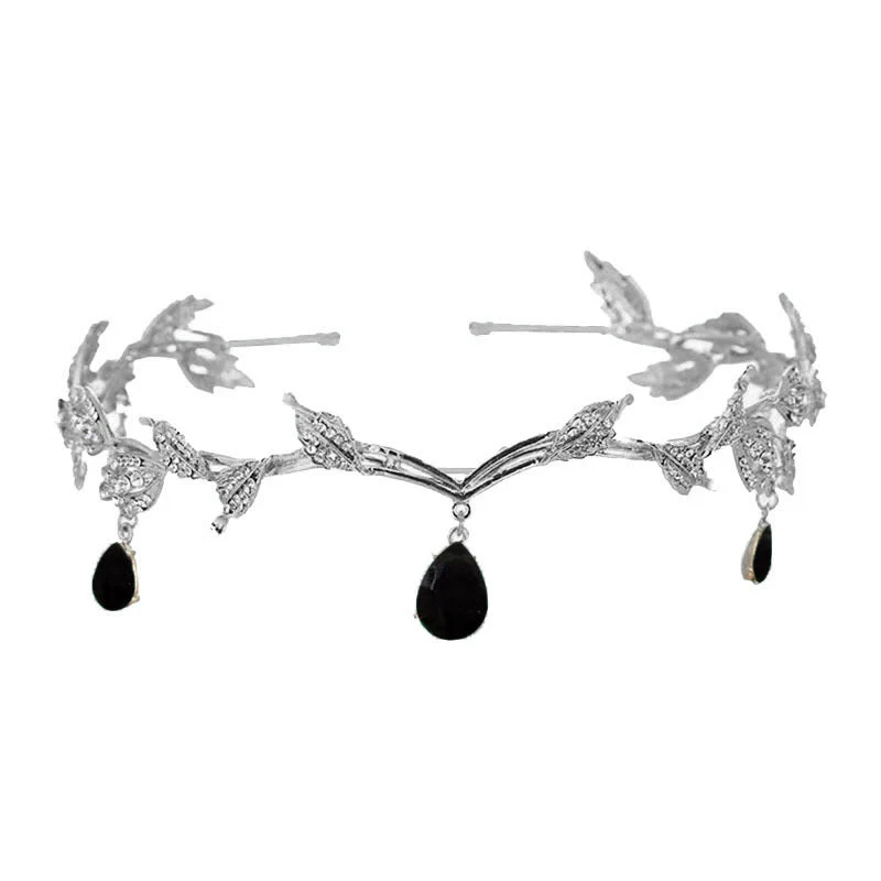 Rhinestone-Encrusted Hair Clip with Forehead Pendant Accent (MAC329) - Image 23