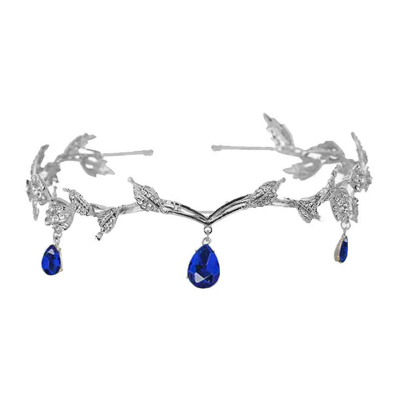 Rhinestone-Encrusted Hair Clip with Forehead Pendant Accent (MAC329) - Image 24