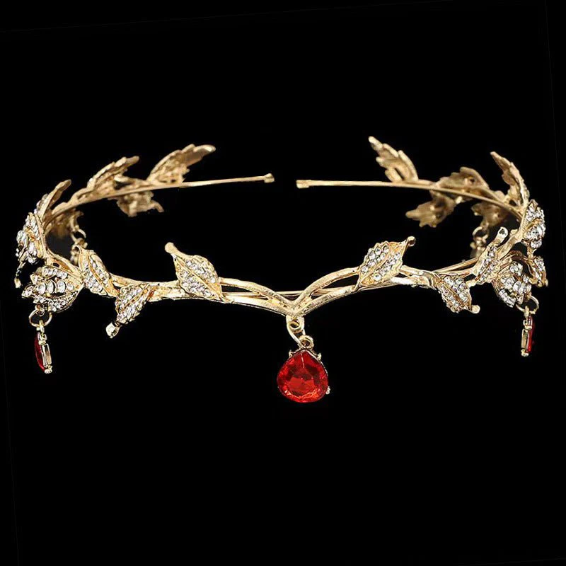 Rhinestone-Encrusted Hair Clip with Forehead Pendant Accent (MAC329) - Image 5