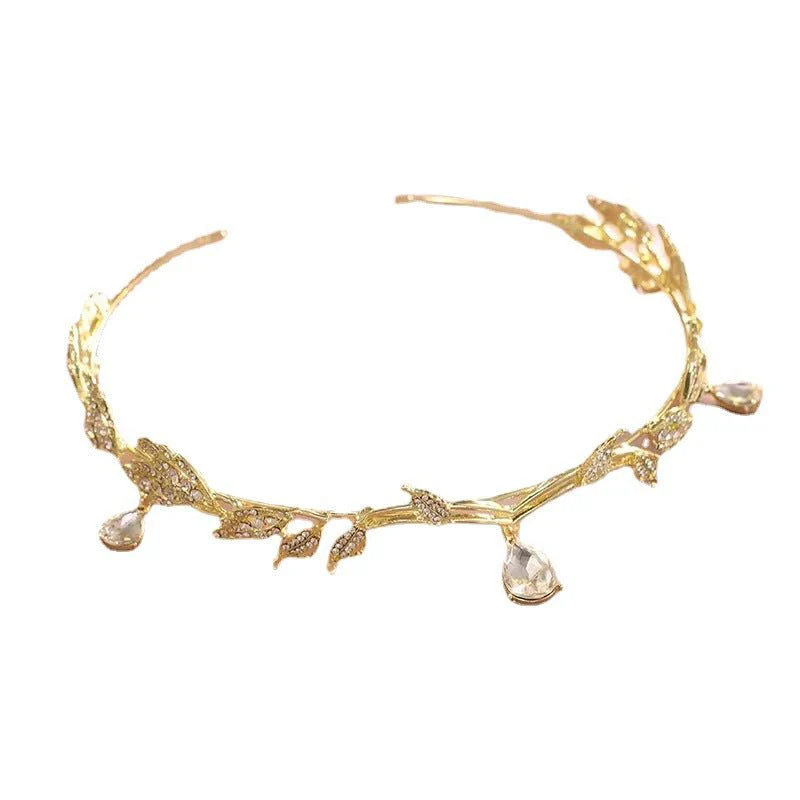 Rhinestone-Encrusted Hair Clip with Forehead Pendant Accent (MAC329) - Image 6