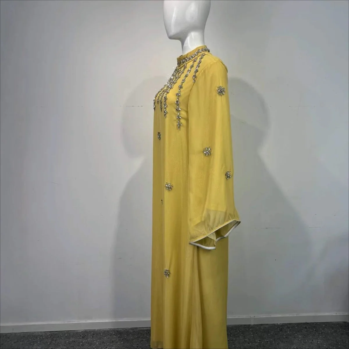 Rhinestone Scatter Batwing Abaya (MA419) - Image 4
