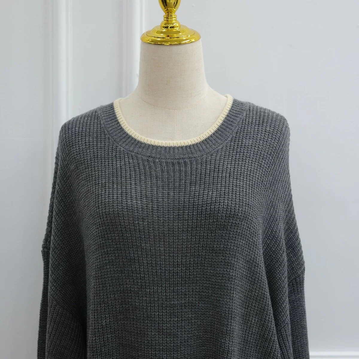 Ribbed Knit Dress with Ruffle Cuffs (MA388) - Image 9