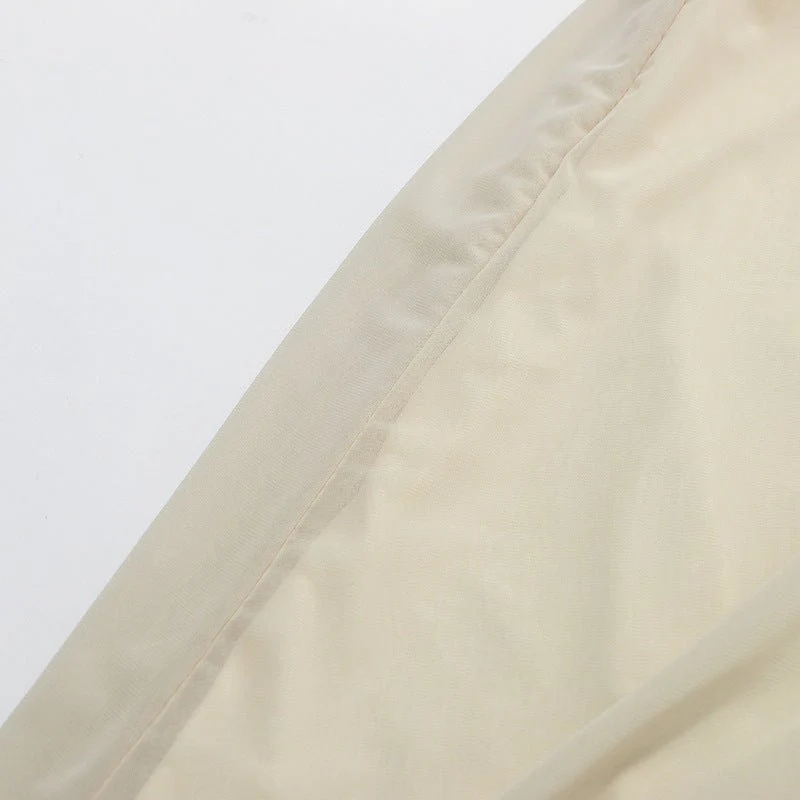 Round Neck Ruched Bodice Lantern Sleeve Floor-Length Dress(MS402) - Image 12