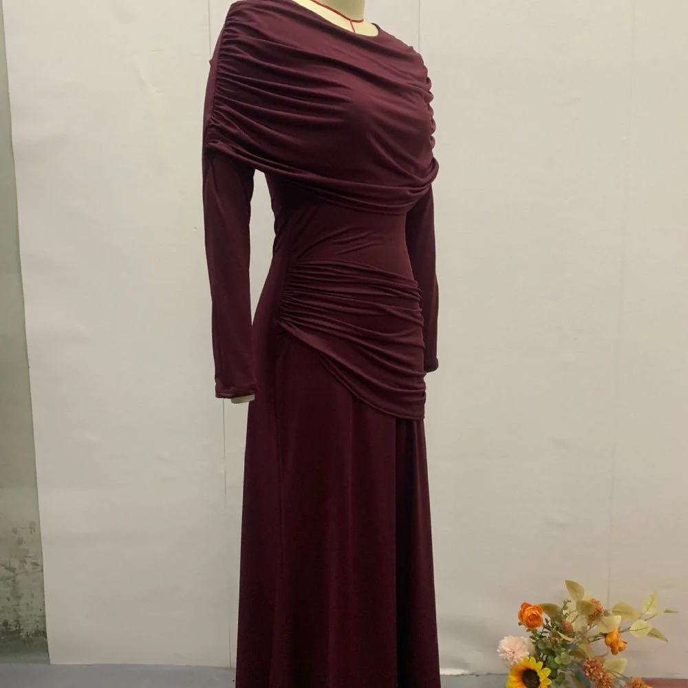 Ruched Bodycon Maxi Dress(MS219) - Image 13