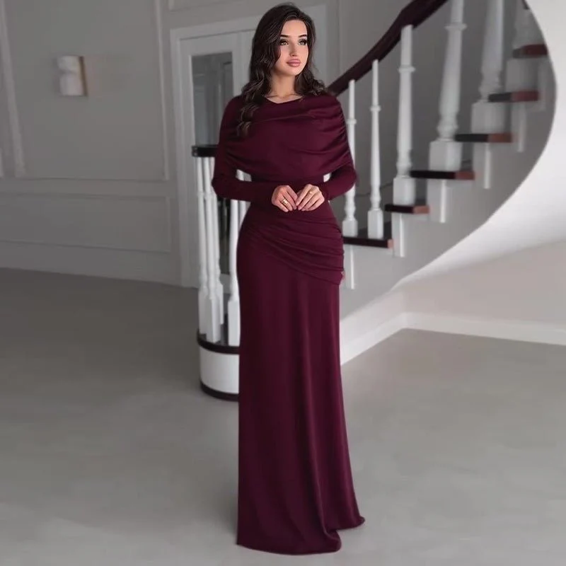 Ruched Bodycon Maxi Dress(MS219) - Image 15