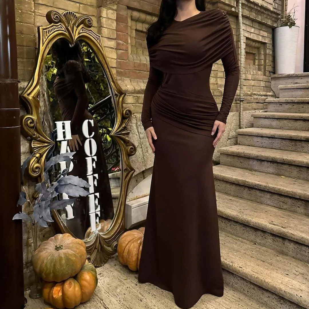 Ruched Bodycon Maxi Dress(MS219) - Image 4