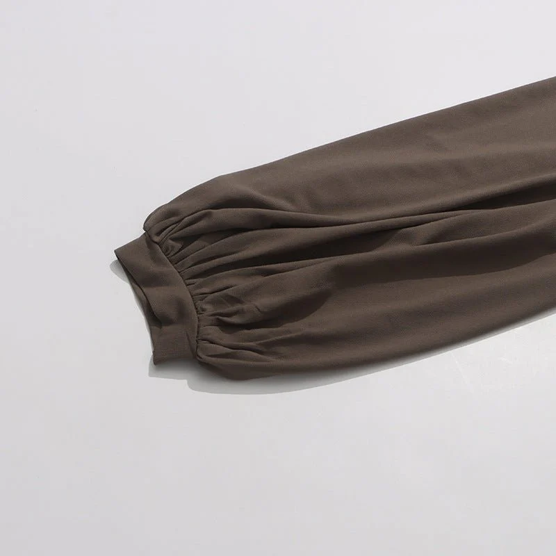 Ruched Dress with Braided Cutout Waist (MS345) - Image 11