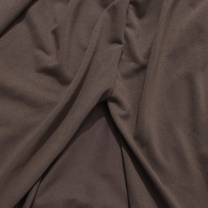 Ruched Dress with Braided Cutout Waist (MS345) - Image 12