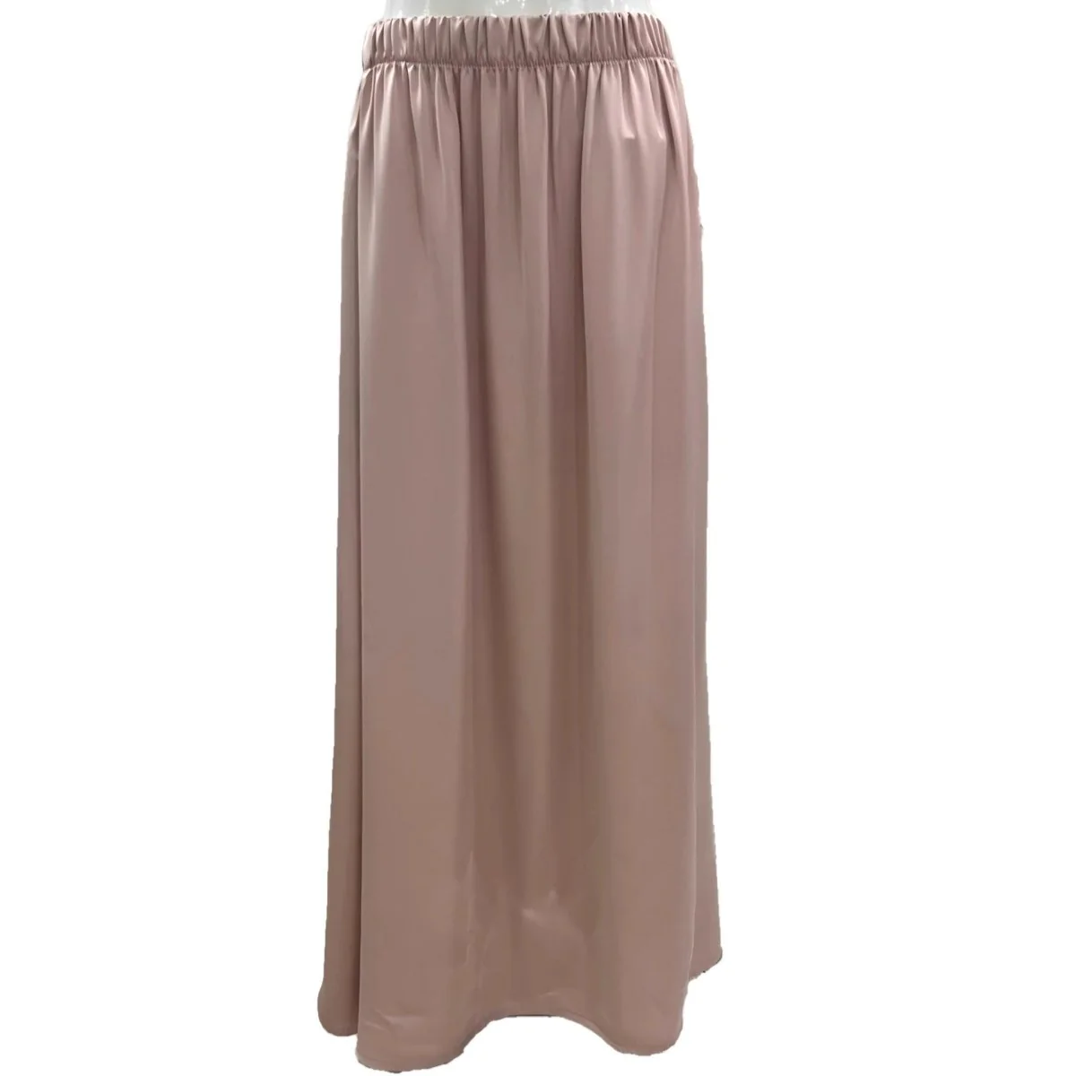 Satin Two-Piece Set with Hooded Top & Maxi Skirt(MS348) - Image 7