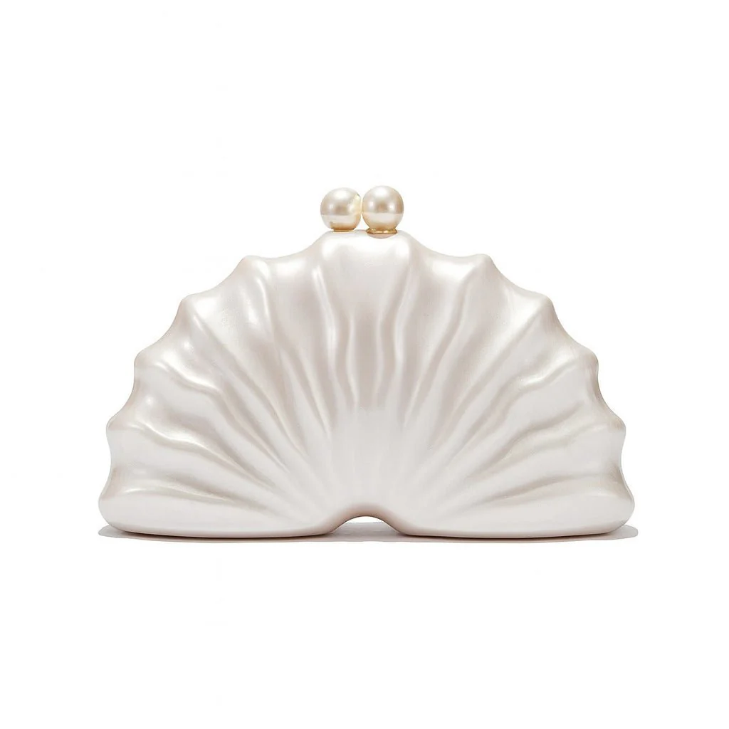 Shell Acrylic Clutch Evening Bag (MAC300) - Image 6