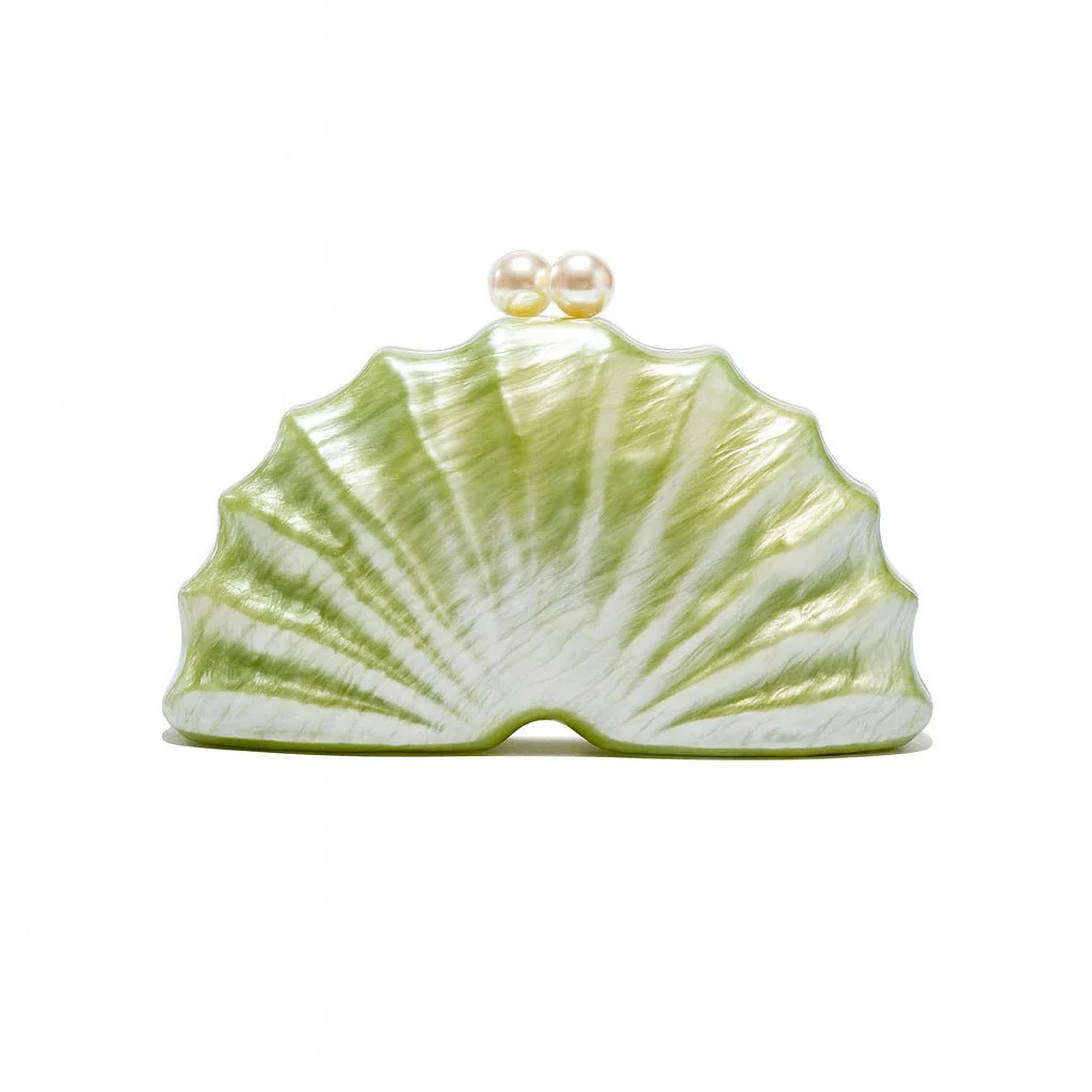 Shell Acrylic Clutch Evening Bag (MAC300) - Image 8