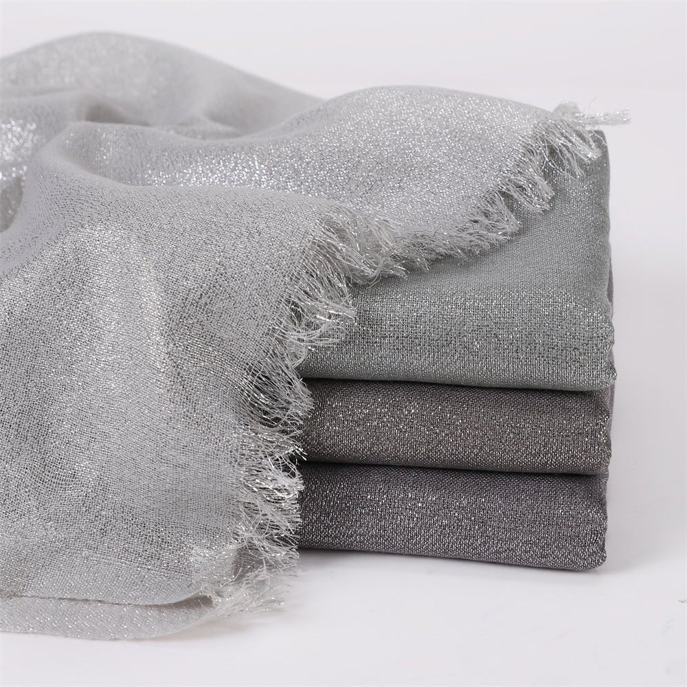 Shining Artificial Bright Silk Hijab (MH100) - Image 27