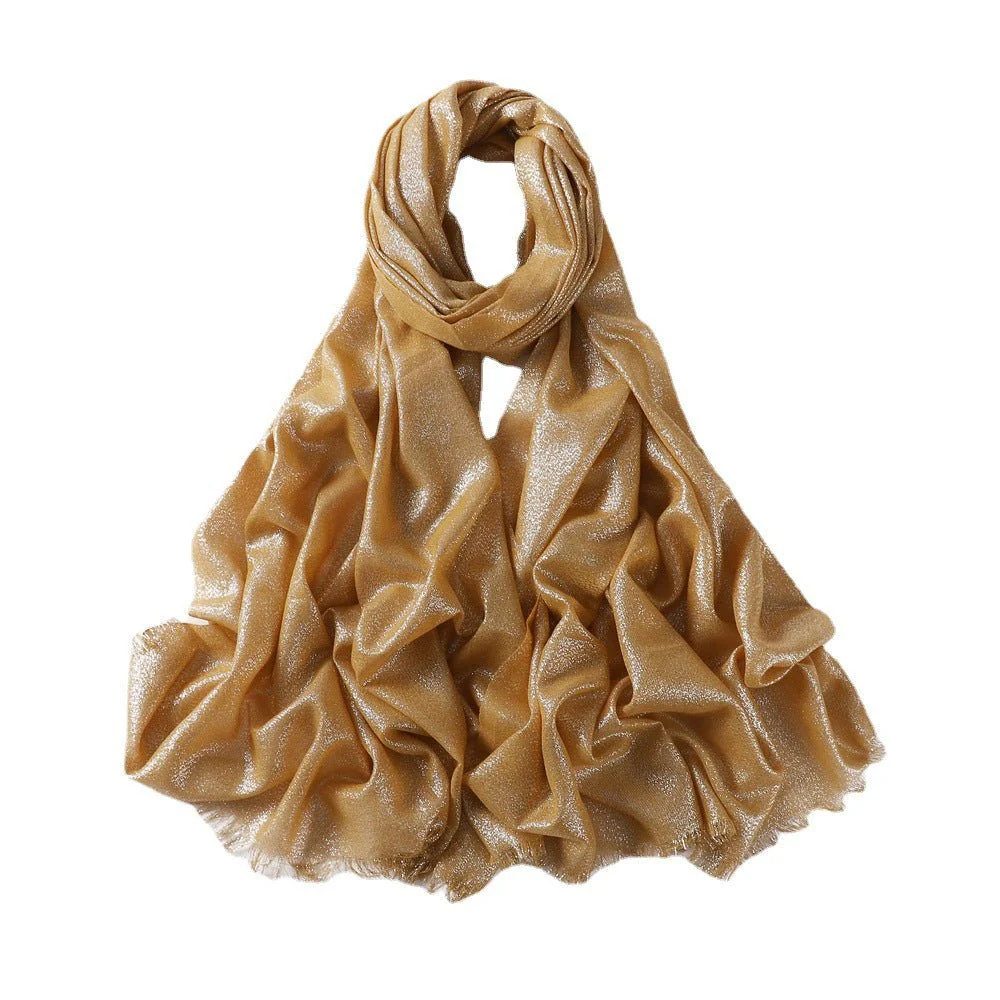 Shining Artificial Bright Silk Hijab (MH100) - Image 3