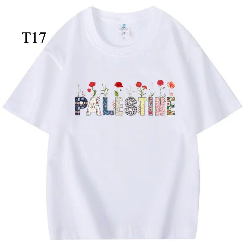 Customized Cotton Parent-Child T-Shirts – Ramadan & Keffiyeh Design for Kids and Adults (MTC001) - Image 19