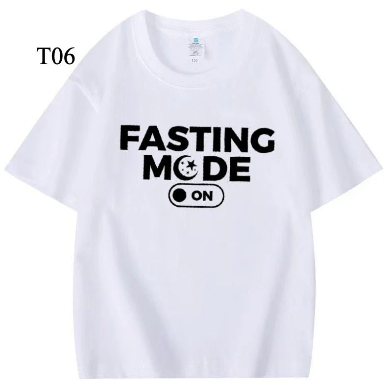 Customized Cotton Parent-Child T-Shirts – Ramadan & Keffiyeh Design for Kids and Adults (MTC001) - Image 8