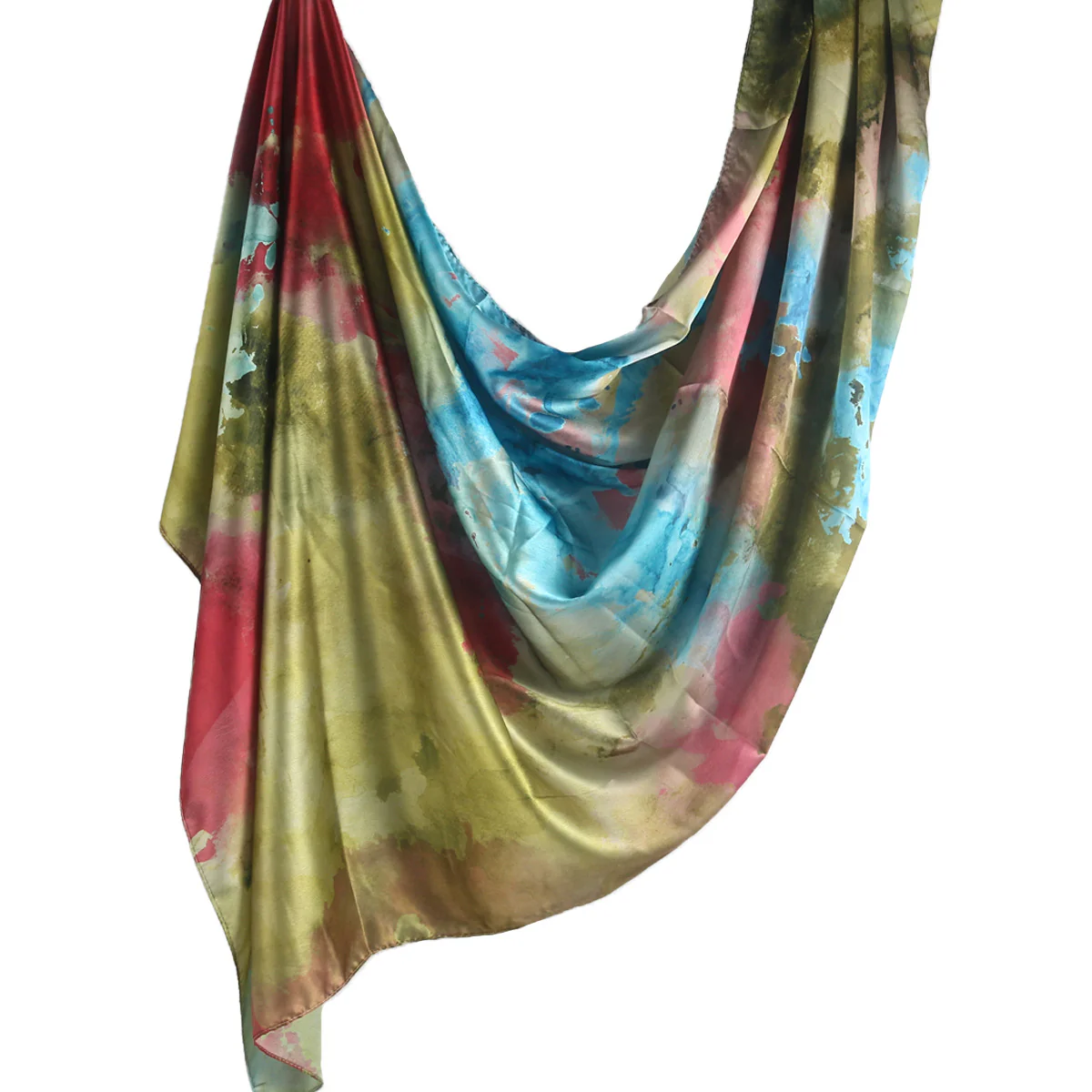 Silk Marble Print Hijab Scarf(MH209) - Image 10