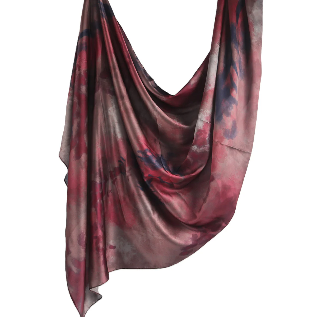 Silk Marble Print Hijab Scarf(MH209) - Image 12
